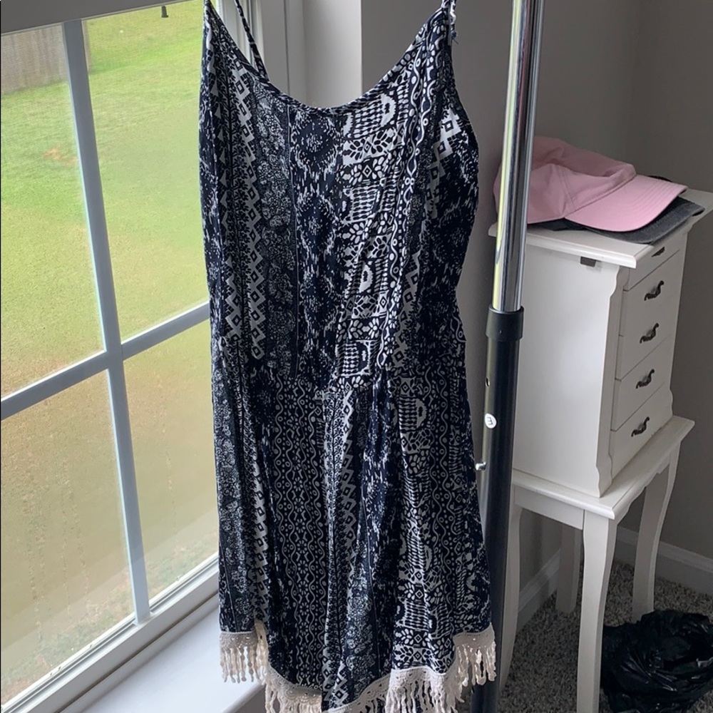 Navy romper